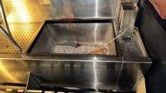 Glastender Bar Glass Washer/Sink Unit, Stainless Steel, 6'x24"x37"