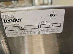 Glastender WS24 Stainless Steel Underbar Workstation
