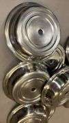 Large Group of Stainless Plate Covers