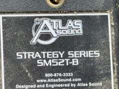 Atlas Sound Strategy Series SM52T-B Speakers