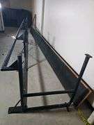 Black L Shaped Railing with Countertop
