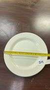 White Porcelain Dinner Plates, 11-inch Diameter