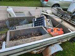Starcraft Aluminum Fishing Boat, Evinrude 40 HP Outboard, Trailer, 1982