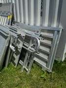 27' Aluminum Wheelchair Ramp, Modular, Mesh Design