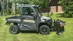 2018 John Deere Gator XUV835M UTV, 812cc, 4WD, 2018, Plow Attached