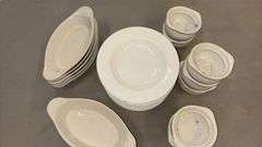 White Dinnerware, Hall, World Ultima, Cardinal International