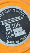 Central Machinery 2 Ton Chain Block, SKU 631