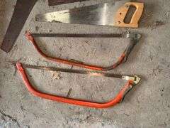 Mixed Hand Saws Collection, Steel Blades, Wood & Plastic Handles