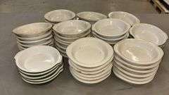 HF Coors Small Ceramic Bowls, Ovenware 92, 5.25" Diameter, USA Made