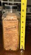 Vintage Fleischer's Stratford Chemical Dry Cleaning Fluid, 1 Quart Glass Bottle