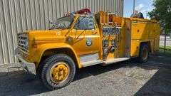 1984 GMC C7000 Pumper Truck, VIN # 1GDL7D1E2EV536657