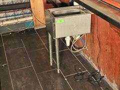 Krowne Commercial Hand Sink with Faucet, NSF Certified, Stainless Steel, Serial No. 100004004