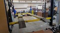Ben Pearson Automotive Four-Post Lift, Steel, Chains & Ramps