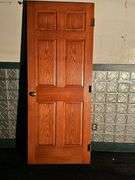 Interior Door, 80"x32", Right Swing, 1 1/4" thick Oak