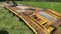 1998 Dynaweld 864 Flatbed Trailer, 24 ft, 3 Axles