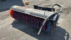 Bobcat Melroe 84" Skid Steer Angle Broom Attachment