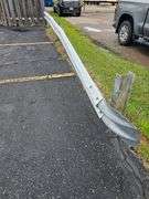 Galvanized Steel Guardrail, 26 ft Section, 2 Ends