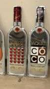 Bacardi Decorative Wall Art Set, Limon, O, Razz, Coco Metal Signs