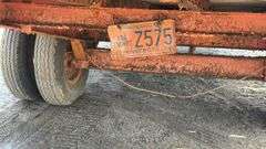 14' x 7'8" Trailer, Dual Axle. Does NOT include Sander