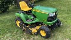 John Deere X485 Lawn Tractor, 54" Deck, 25 HP, 923 Hours