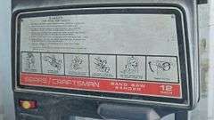 Sears Craftsman 12" Band Saw Sander, Corded Electric, 120V