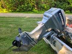 Starcraft Aluminum Fishing Boat, Evinrude 40 HP Outboard, Trailer, 1982