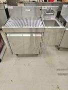 Glastender HSA-12 DBC-A-24 Underbar Glasswasher Station, Serial 373927