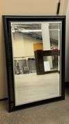 Black Framed Mirror 30x42