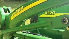 2009 John Deere 4320 Tractor with 400CX Loader, 48 HP, 780 Hours, ID LV4320H620373 - Serial: W0400CX