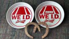 Budweiser WE I.D. Serving Trays, 13" Diameter, Includes Rusty Horseshoes