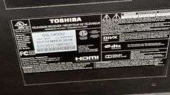 Toshiba 65" LED TV, Model 65L5400U, 1080p, 120Hz, HDMI, September 2014