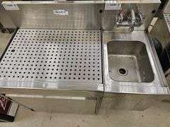 Glastender HSA-12 DBC-A-24 Underbar Glasswasher Station, Serial 373927