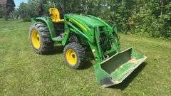 2009 John Deere 4320 Tractor with 400CX Loader, 48 HP, 780 Hours, ID LV4320H620373 - Serial: W0400CX