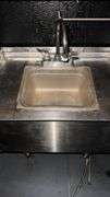 Krowne Commercial Bar Sink with Drainboard, Stainless Steel, NSF Certified