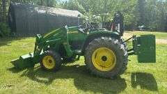 2009 John Deere 4320 Tractor with 400CX Loader, 48 HP, 780 Hours, ID LV4320H620373 - Serial: W0400CX