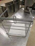 Wire Shelf Bag Dispenser/Holder, 12.5"x12"x15 1/2", Metal and Plastic