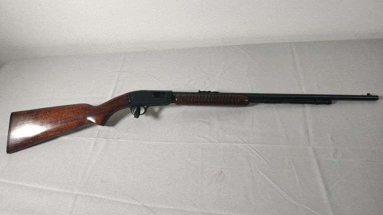 Winchester Model 61 Pump Action Rifle, .22 Caliber, Blued Finish