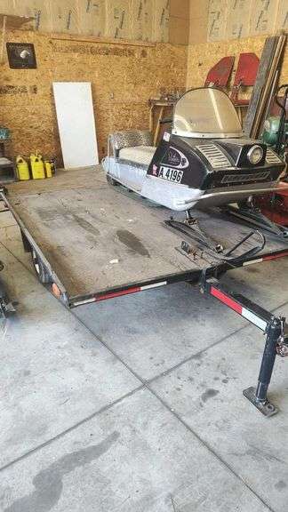 Double Wide Snowmobile Trailer  6' x 8' ABDR 287