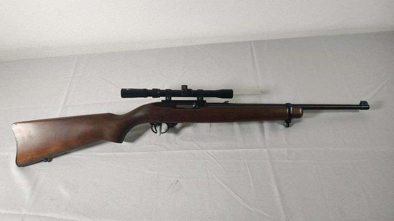 Ruger 10/22 Carbine Rifle, .22 LR, Tasco Scope, Semi-Automatic, 10 Rounds