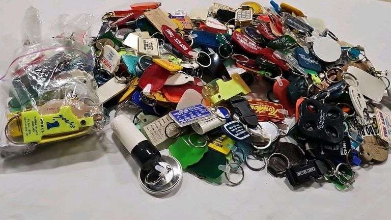 Mixed Keychain Collection, 100+ Items, Various Brands and Designs ...