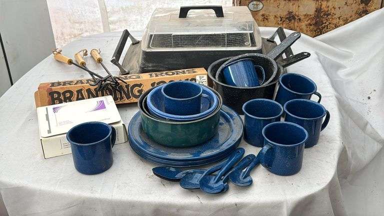 GSI Outdoors Pioneer Lot de 12 assiettes en émail (4