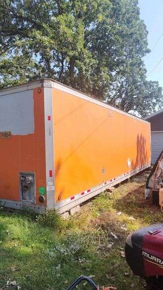 32' Semi Box Trailer/Storage shed and all contents