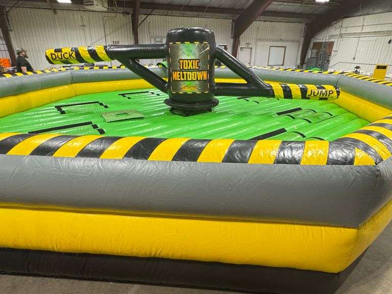 Meltdown Inflatable Toxic Meltdown Inflatable - McLaughlin Auctioneers, LLC- mc-bid.com