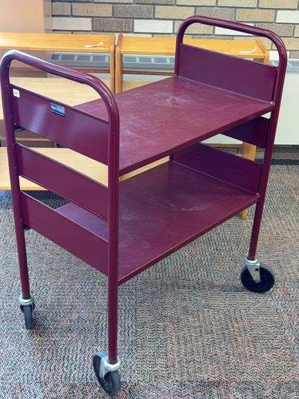 Iron Horse Book Truck by Gaylord, 36” x 17” x 38” - McLaughlin
