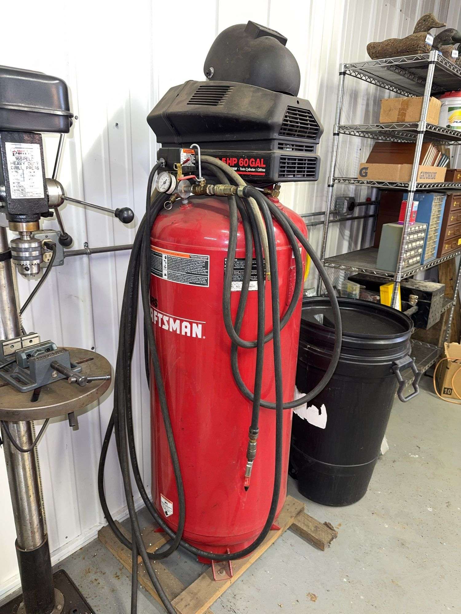 Craftsman model 919.166600 6.5 hp 60 gallon air compressor