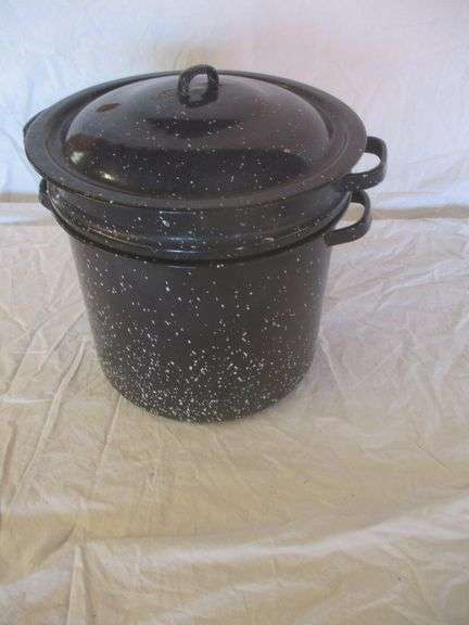 ENAMEL DOUBLE BOILER