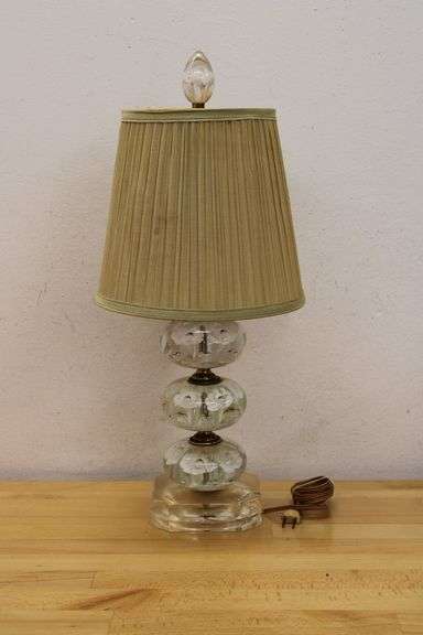 Vintage Paperweight Lamp (See Description)