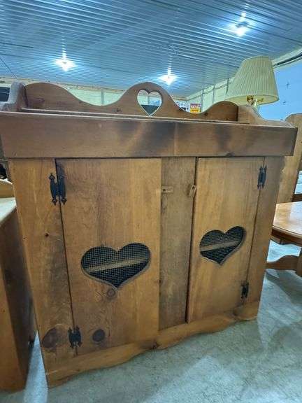 200 -37 decorative cabinet/dry sink. 37"x13"x42" tall