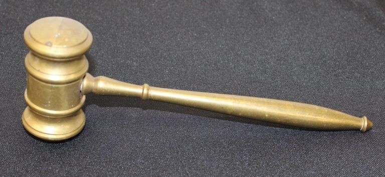 Solid Brass Gavel