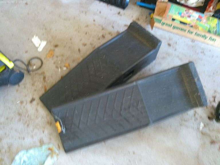 Set of Blitz hard plastic car ramps - Mensendiek Real Estate and ...